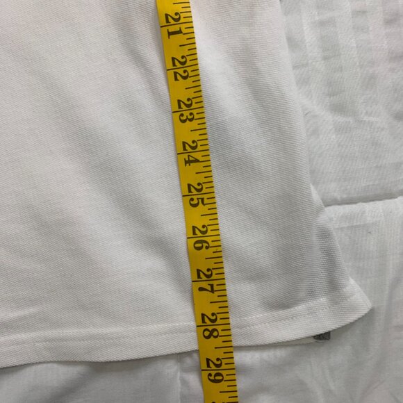 Men’s Black Brown Polo Shirt – XL – 100% Cotton In White - Picture 10 of 10